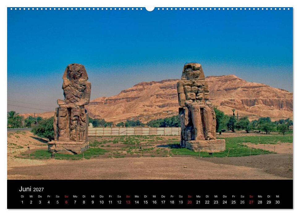 Luxor in Bildern - Auf den Spuren des antiken Ägypten in Theben Ost und Theben West (CALVENDO Wandkalender 2027)