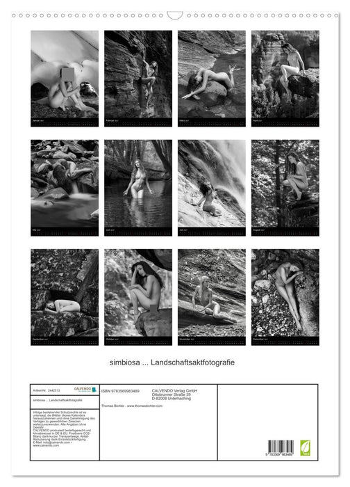 simbiosa... Landschaftsaktfotografie (CALVENDO Wandkalender 2027)