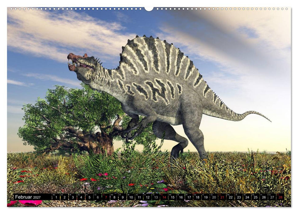 Dinosaurier. Urzeitliche Giganten (CALVENDO Premium Wandkalender 2027)