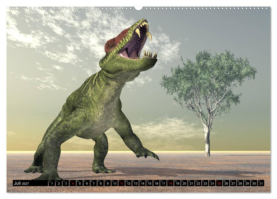 Dinosaurier. Urzeitliche Giganten (CALVENDO Premium Wandkalender 2027)