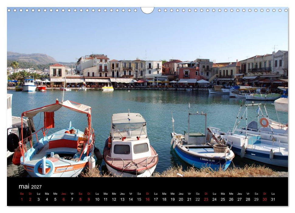Crète, l'île rebelle (CALVENDO Calendrier mensuel 2027)