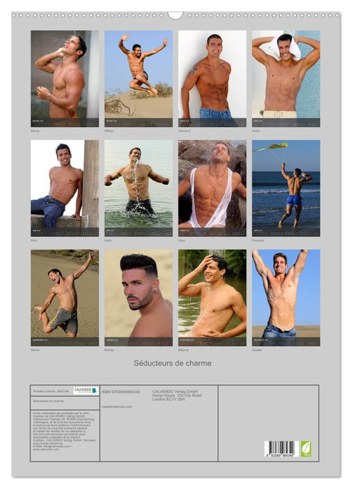 Séducteurs de charme (CALVENDO Calendrier mensuel 2027)