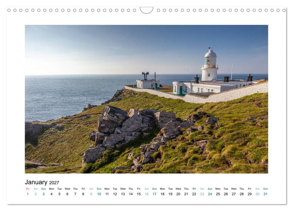 Cornwall - Between Land and Sea (CALVENDO Monthly Calendar 2027)