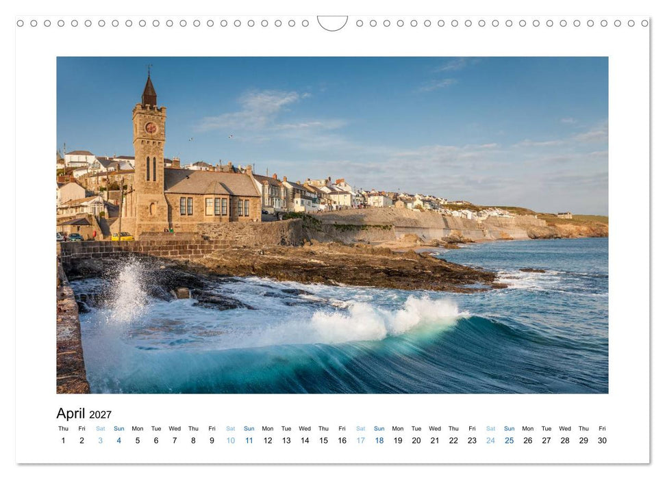 Cornwall - Between Land and Sea (CALVENDO Monthly Calendar 2027)