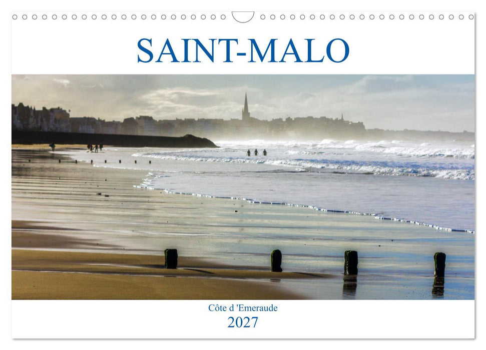 SAINT-MALO, Côte d'Emeraude (CALVENDO Calendrier mensuel 2027)