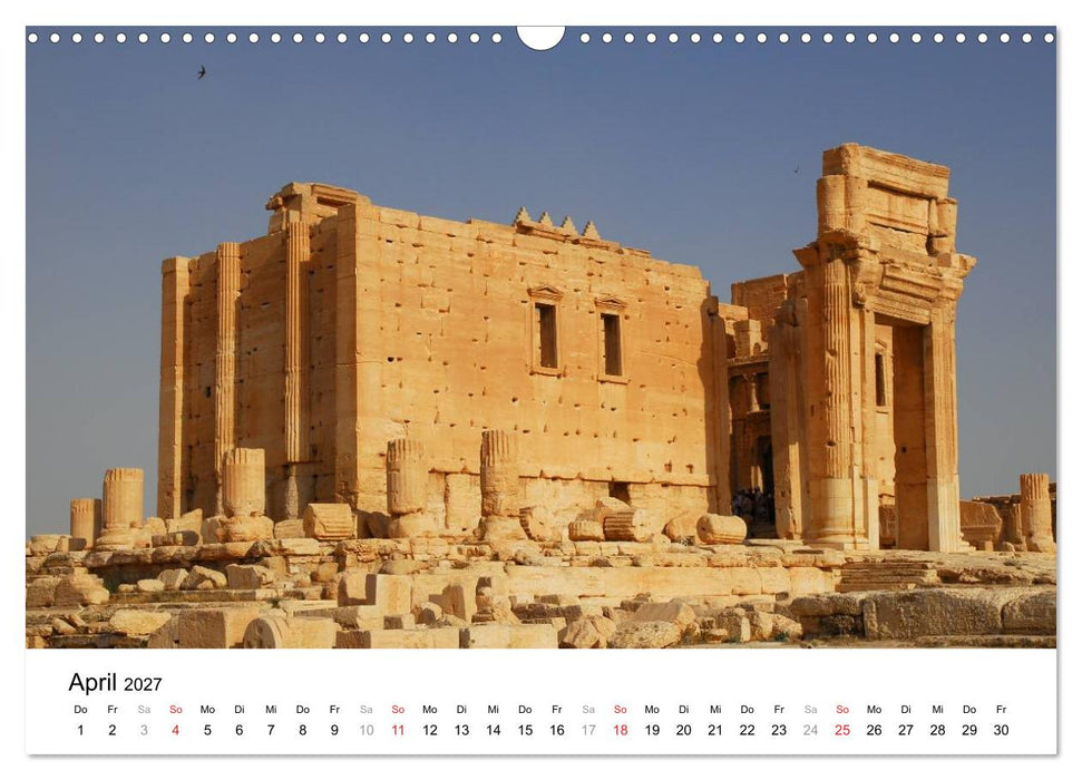 Syrien - verlorene Schätze (CALVENDO Wandkalender 2027)