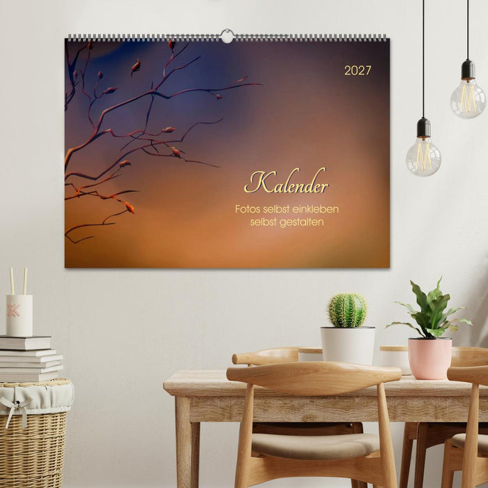 Kalender, Fotos selbst einkleben, selbst gestalten (CALVENDO Wandkalender 2027)