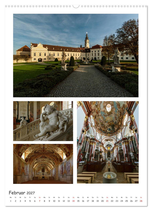 Stifte und Klöster in Österreich (CALVENDO Wandkalender 2027)
