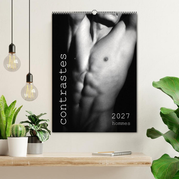 contrastes hommes (CALVENDO Calendrier mensuel 2027)
