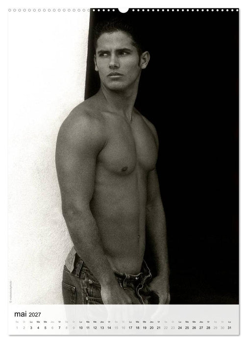contrastes hommes (CALVENDO Calendrier mensuel 2027)