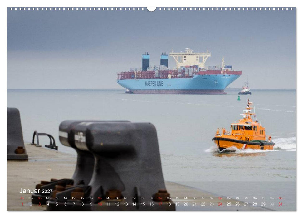Impressionen vom JadeWeserPort (CALVENDO Wandkalender 2027)