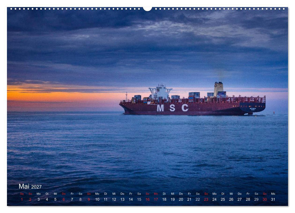 Impressionen vom JadeWeserPort (CALVENDO Wandkalender 2027)