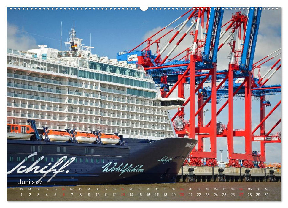 Impressionen vom JadeWeserPort (CALVENDO Wandkalender 2027)