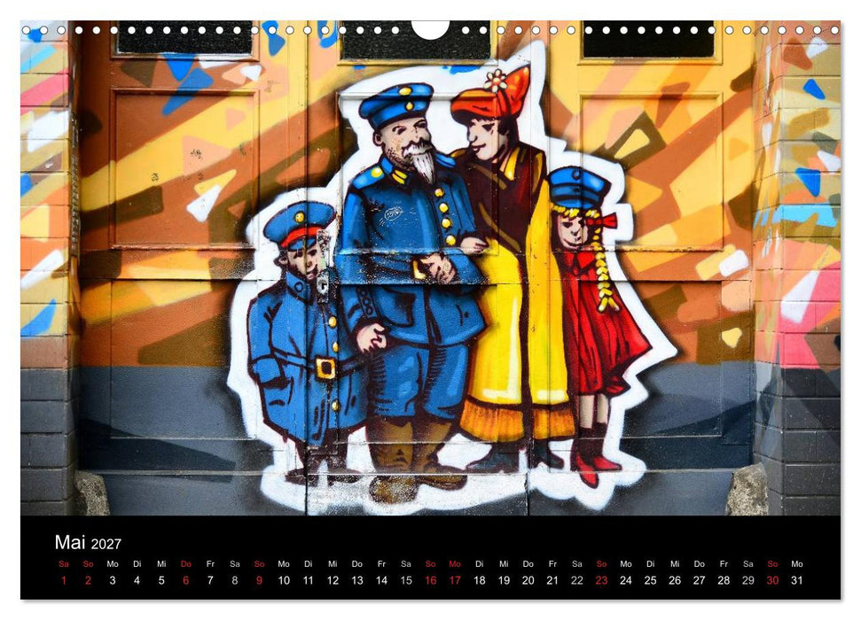 Urbane Kunst - Streetart 2027 (CALVENDO Wandkalender 2027)