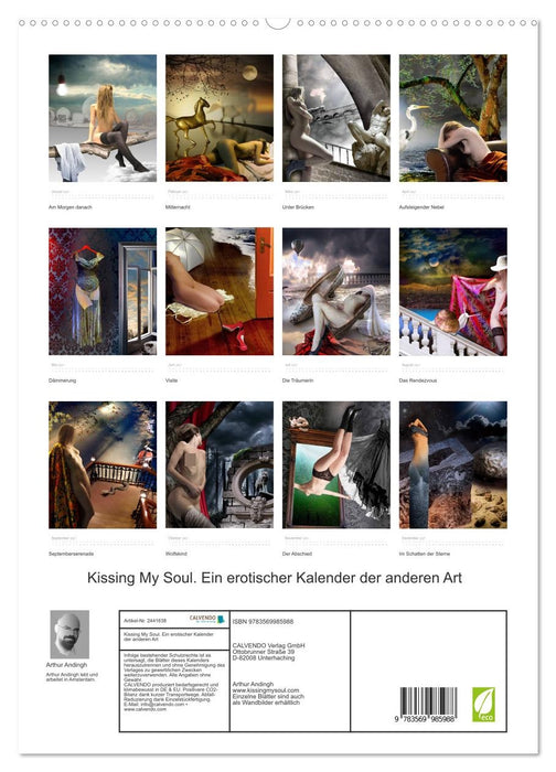 Kissing My Soul. Ein erotischer Kalender der anderen Art (CALVENDO Premium Wandkalender 2027)