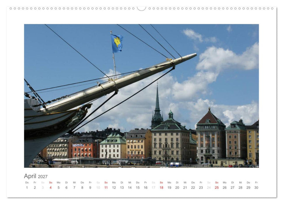 Stockholm - Licht des Nordens (CALVENDO Wandkalender 2027)