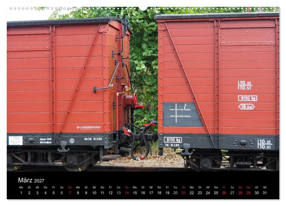 Ein Jahr mit der Schmalspurbahn aus Zittau (CALVENDO Wandkalender 2027)