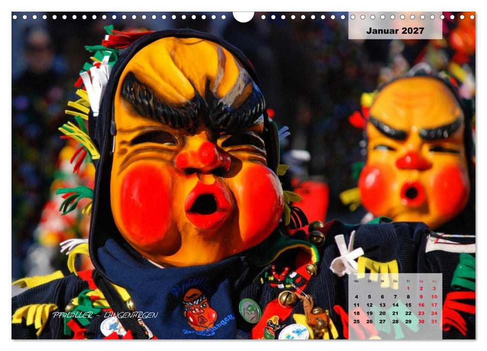 Schwäbisch alemannische Fasnet (CALVENDO Wandkalender 2027)