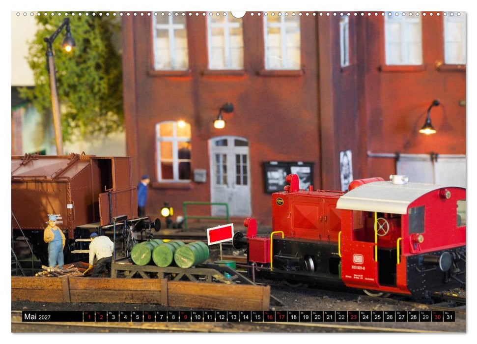 Kleine Bahnwelt in Spur 1 (CALVENDO Wandkalender 2027)