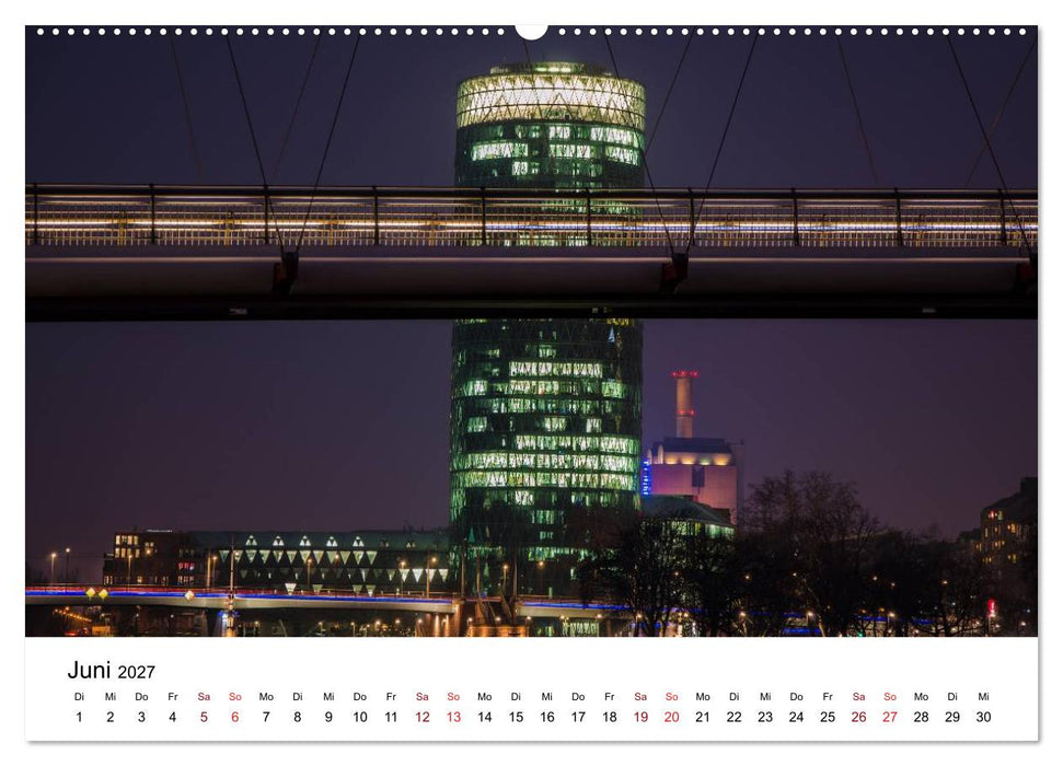Frankfurt am Main bei Tag und Nacht (CALVENDO Wandkalender 2027)