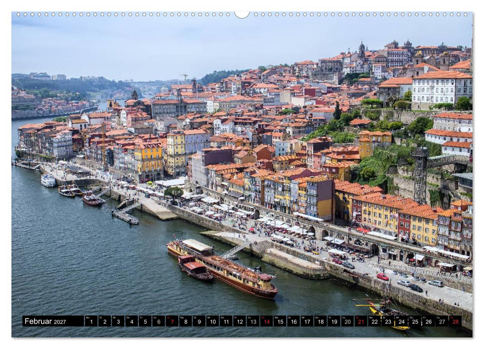 Porto - Die Handelsstadt am Douro (CALVENDO Wandkalender 2027)