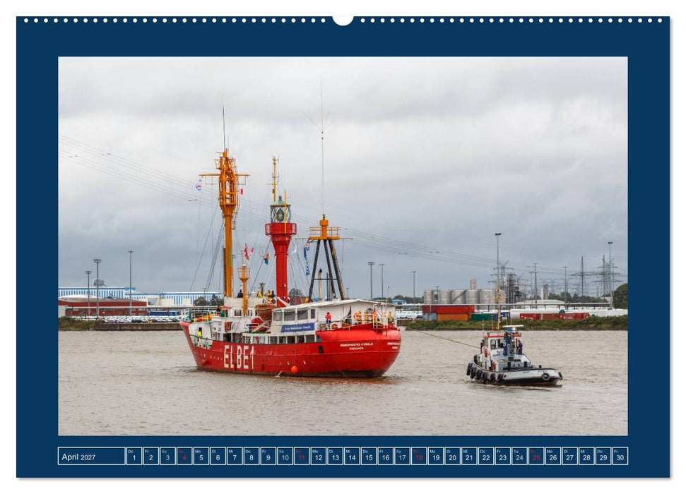 Feuerschiffe - Borkum Riff - Elbe 1 - Deutsche Bucht (CALVENDO Premium Wandkalender 2027)