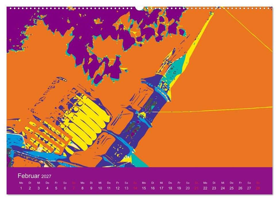 WIEN popartig (CALVENDO Wandkalender 2027)