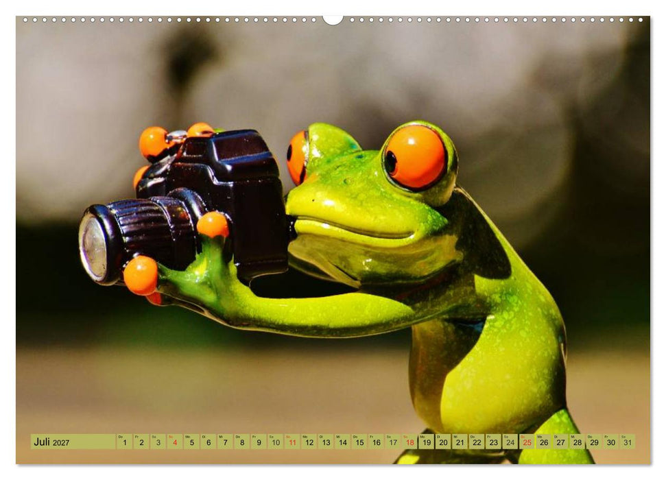 Froschsommer. Liebe, Sonne und Urlaub (CALVENDO Premium Wandkalender 2027)