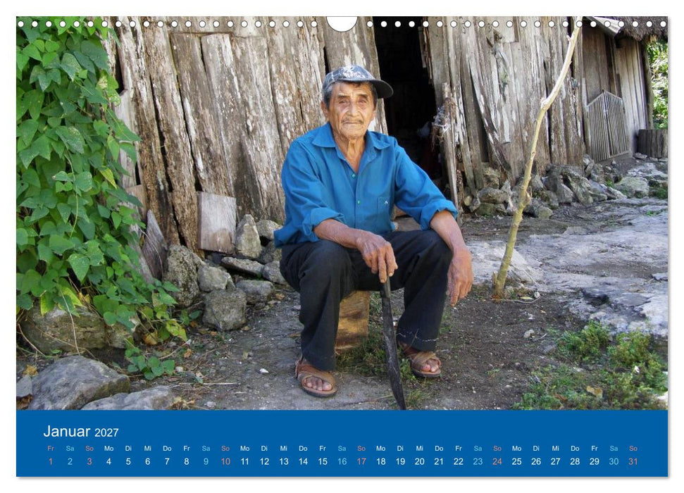 Maya in Yukatan 2027 (CALVENDO Wandkalender 2027)