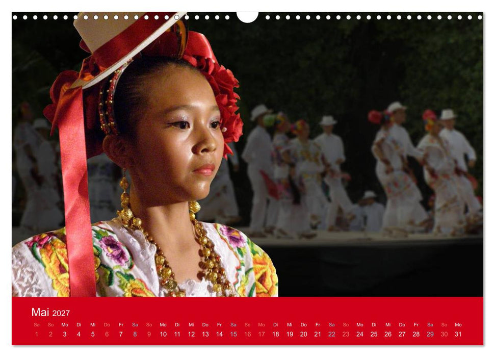 Maya in Yukatan 2027 (CALVENDO Wandkalender 2027)