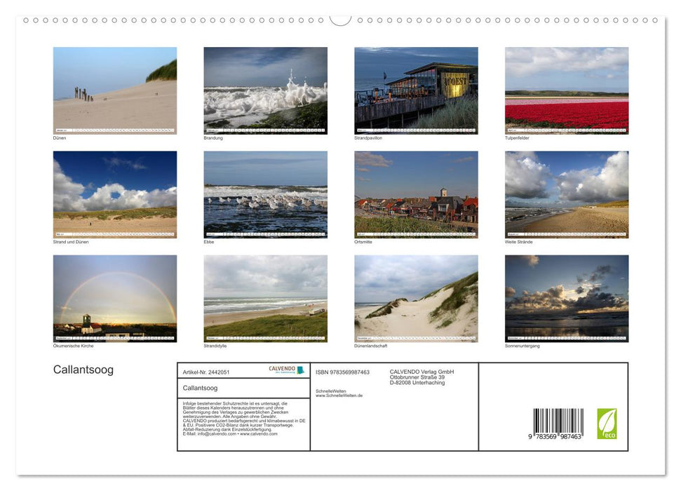 Callantsoog (CALVENDO Premium Wandkalender 2027)
