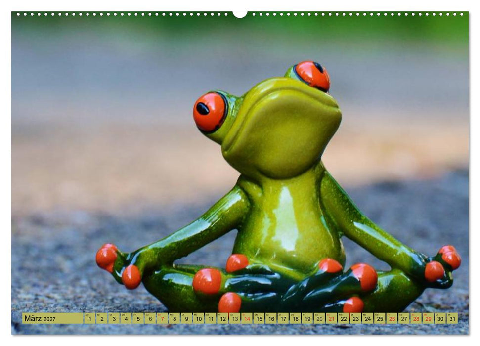 Froschsommer. Liebe, Sonne und Urlaub (CALVENDO Wandkalender 2027)