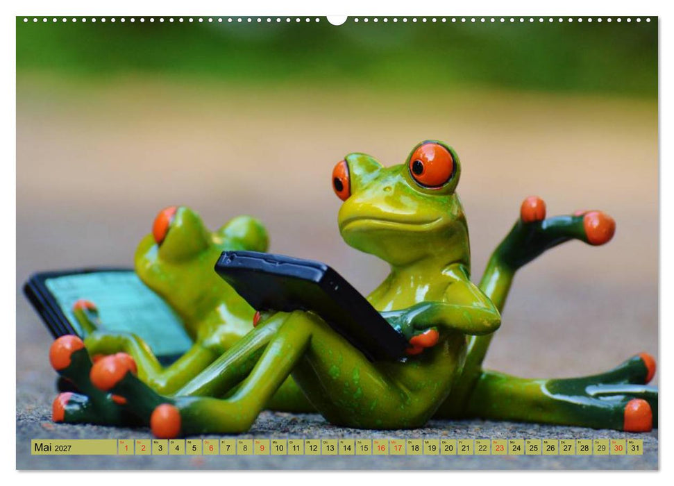 Froschsommer. Liebe, Sonne und Urlaub (CALVENDO Wandkalender 2027)
