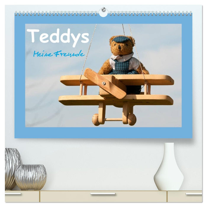 Teddys Meine Freunde (CALVENDO Premium Wandkalender 2027)