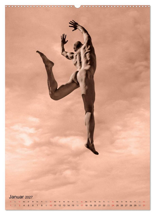 JUMP! ATHLETISCHE MÄNNERAKTE (CALVENDO Wandkalender 2027)