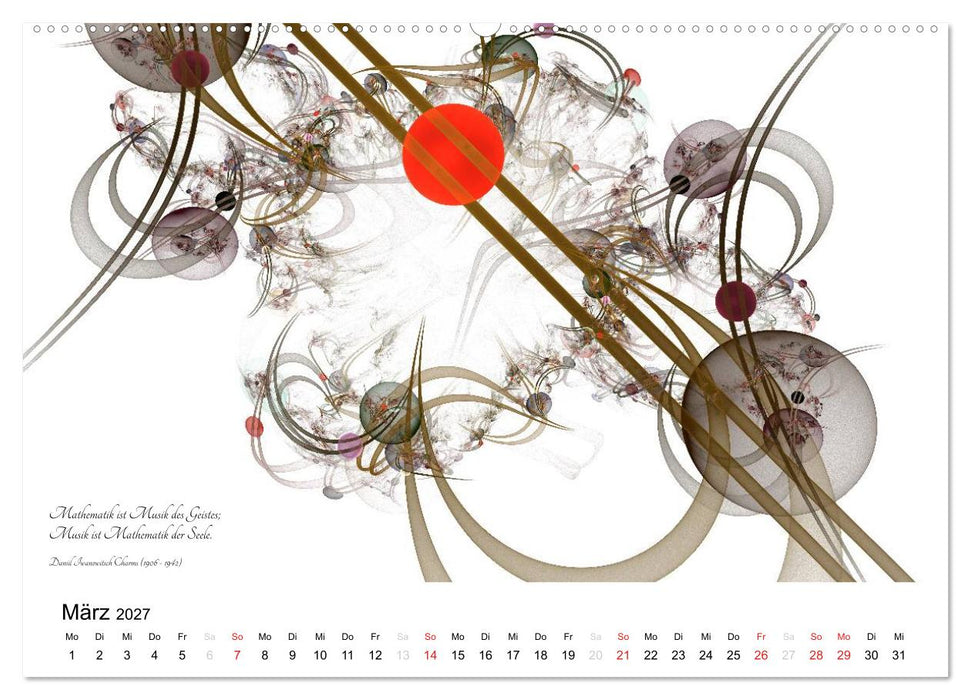 Mathematik - Grafiken und Zitate 2027 (CALVENDO Wandkalender 2027)