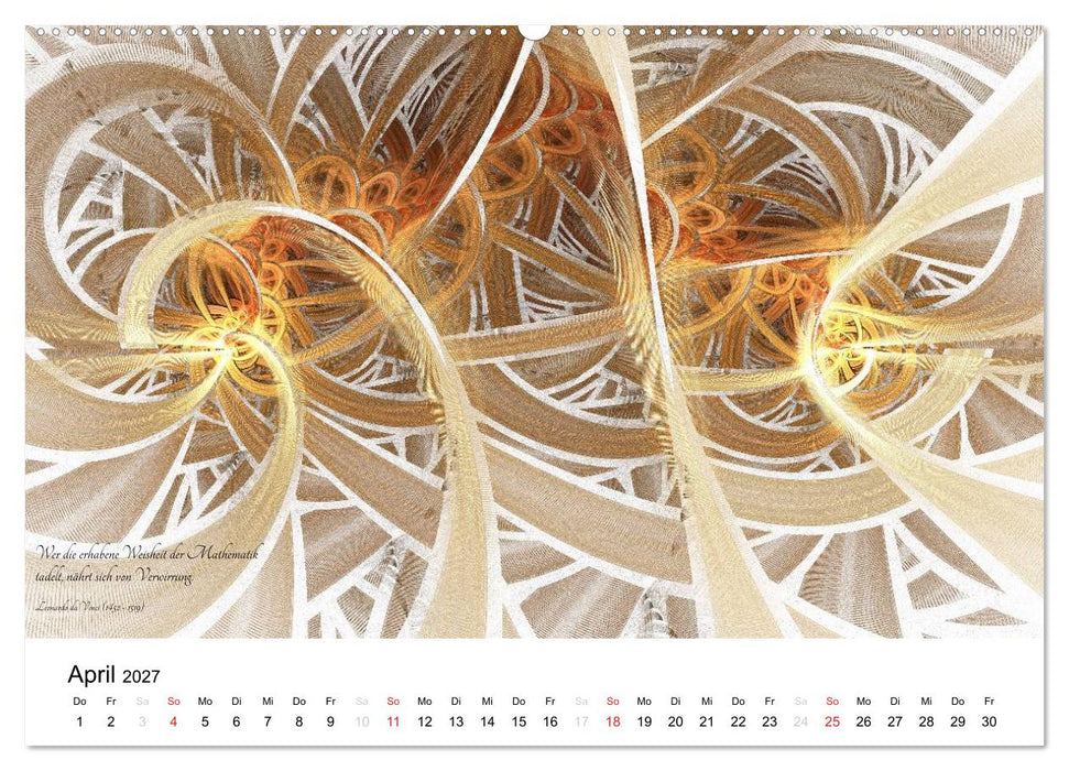 Mathematik - Grafiken und Zitate 2027 (CALVENDO Wandkalender 2027)