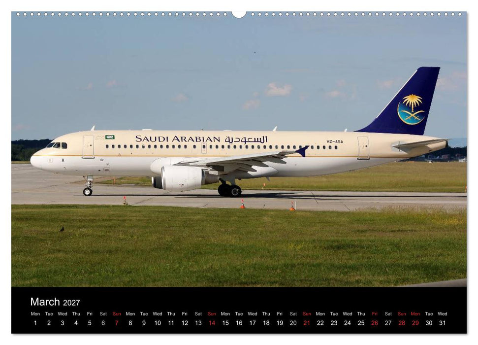 Airliners of the World (CALVENDO Premium-Calendar 2027)