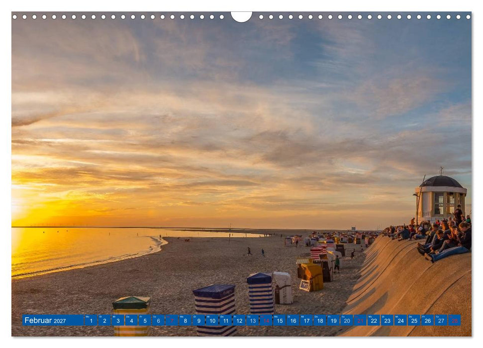 Blick auf Borkum (CALVENDO Wandkalender 2027)