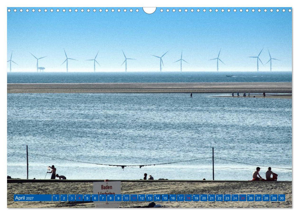 Blick auf Borkum (CALVENDO Wandkalender 2027)