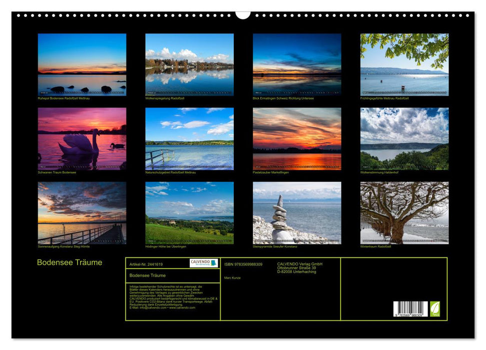 Bodensee Träume (CALVENDO Wandkalender 2027)