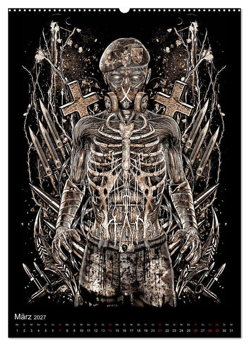 BLOODBOY/WAR ILLUSTRATION (CALVENDO Wandkalender 2027)