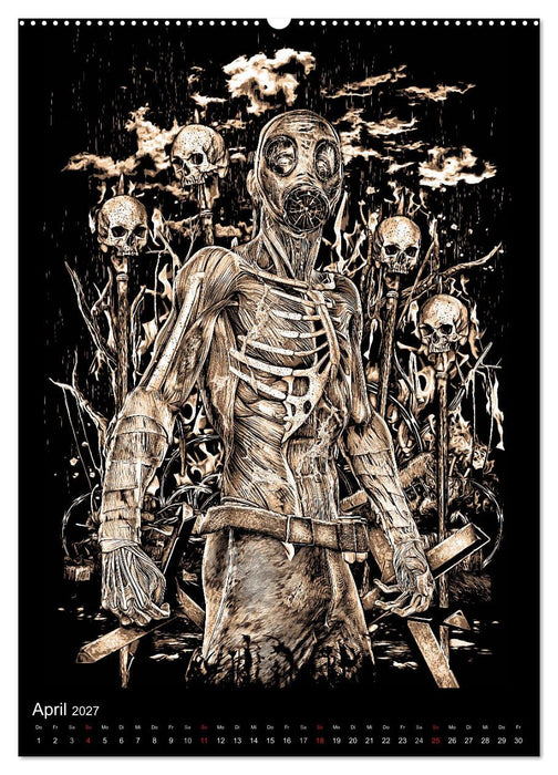 BLOODBOY/WAR ILLUSTRATION (CALVENDO Wandkalender 2027)