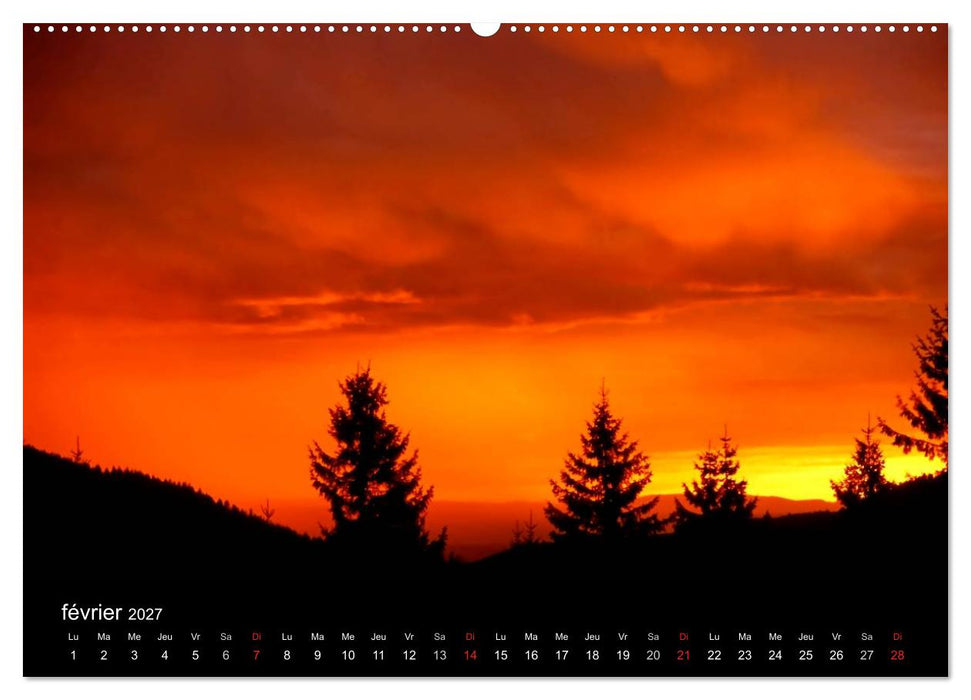 Couchers de soleil (CALVENDO Calendrier supérieur 2027)
