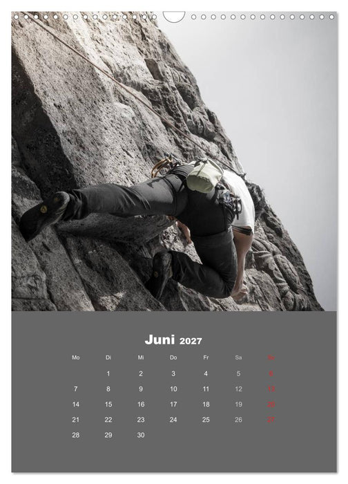 Erlebnis Outdoor Klettern (CALVENDO Wandkalender 2027)