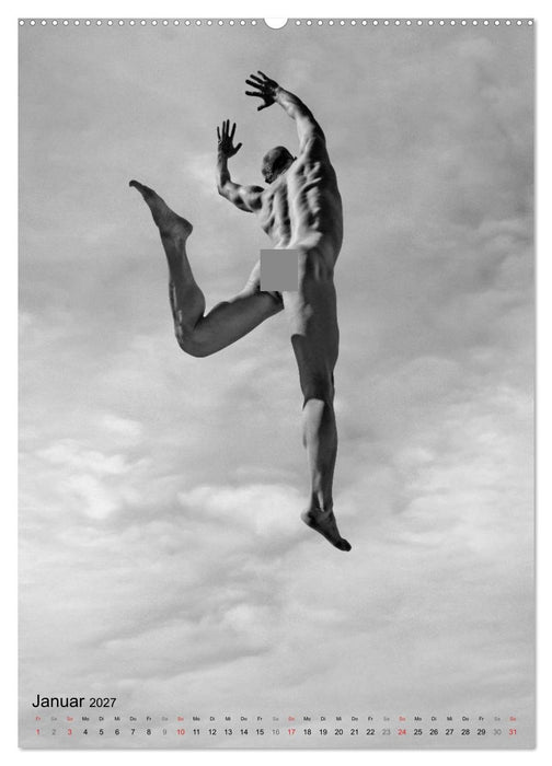 JUMP! ATHLETISCHE MÄNNERAKTE (CALVENDO Wandkalender 2027)