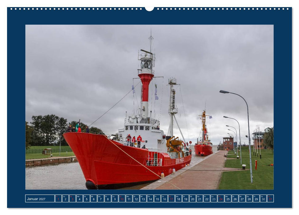 Feuerschiffe - Borkum Riff - Elbe 1 - Deutsche Bucht (CALVENDO Wandkalender 2027)