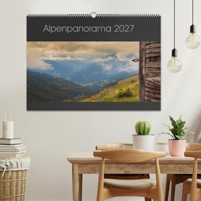 Alpenpanorama 2027 (CALVENDO Wandkalender 2027)