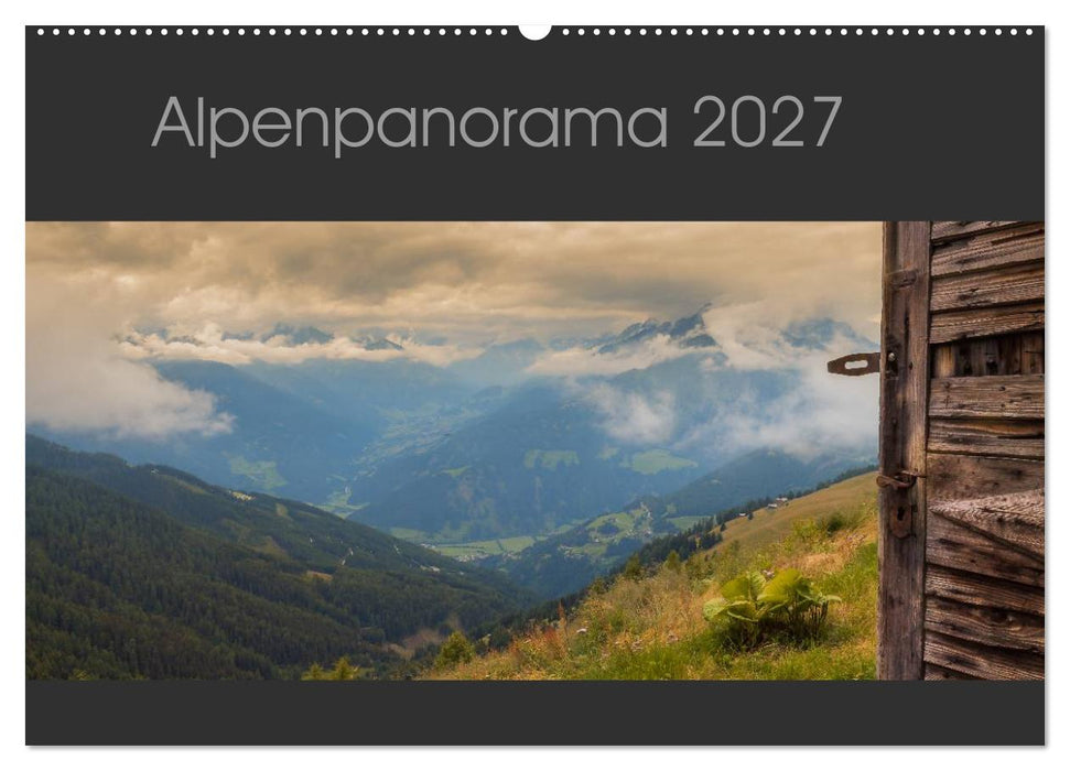 Alpenpanorama 2027 (CALVENDO Wandkalender 2027)