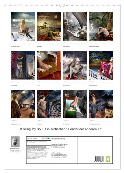 Kissing My Soul. Ein erotischer Kalender der anderen Art (CALVENDO Wandkalender 2027)